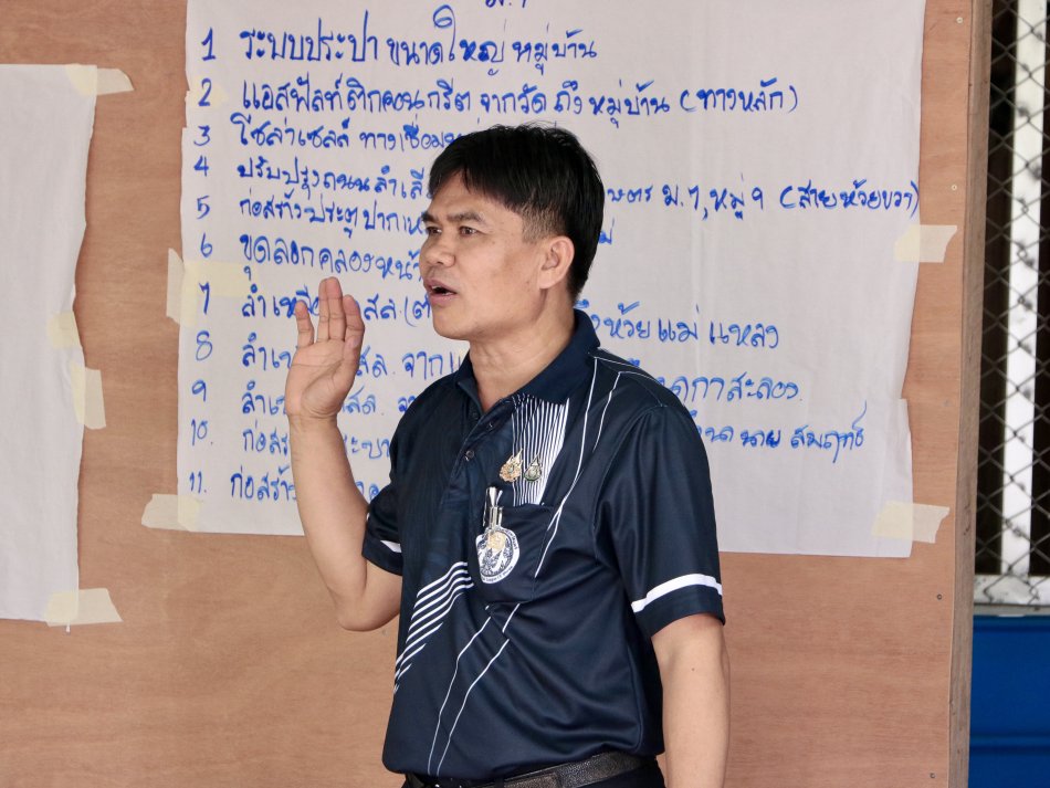เทศบาลตำบลเวียงต้า ลงพื้นที่รับฟังประชาคมหมู่บ้าน บ้านหัวฝาย หมู่ที่ 7 เตรียมแผนพัฒนาท้องถิ่น (พ.ศ.2571 – 2575)